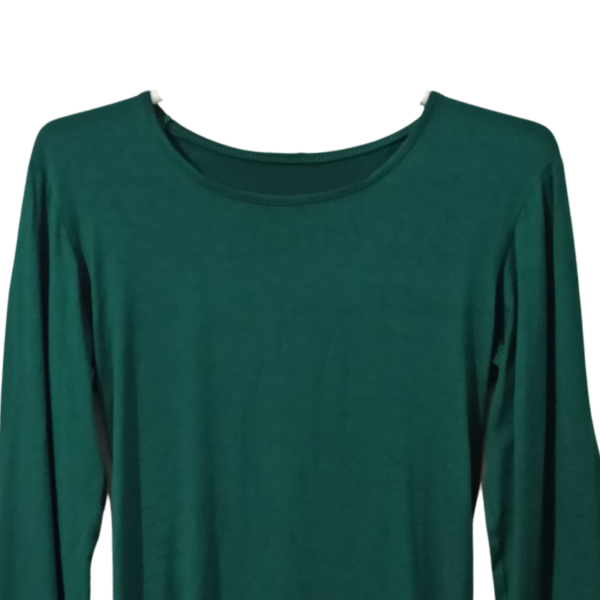 Blusa Feminina Manga Longa Básica Verde