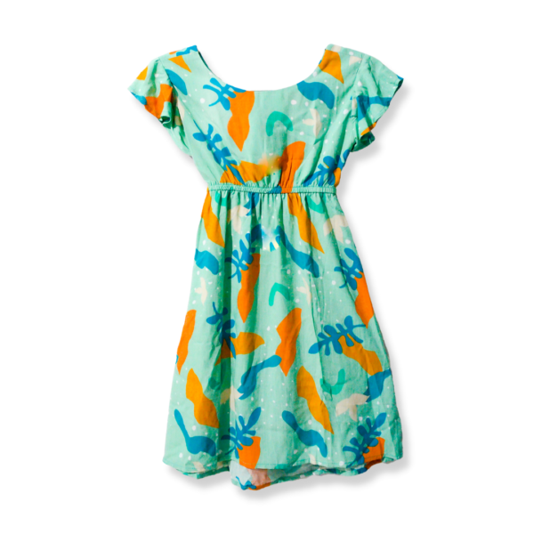 Vestido Infantil Natureza Verde